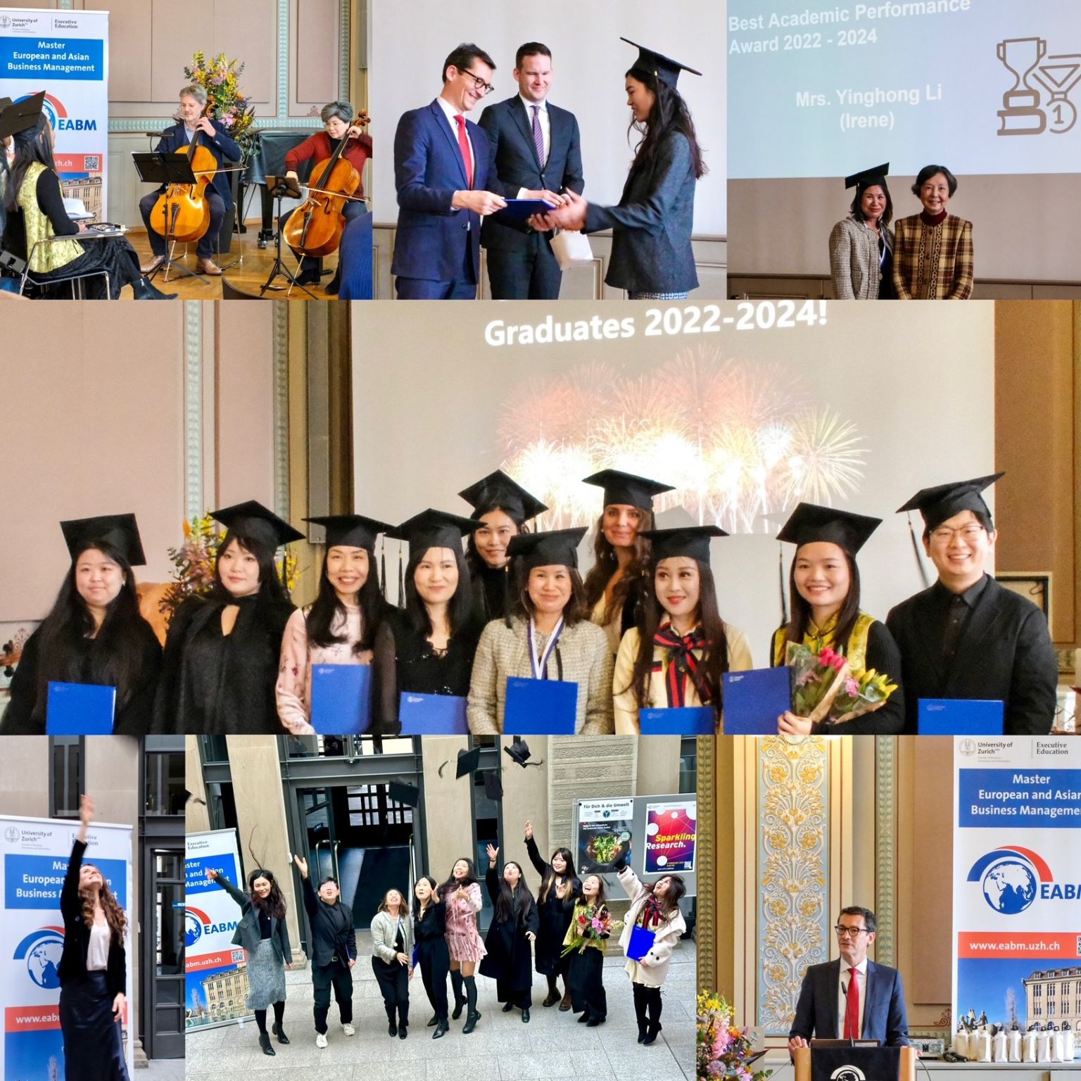 Celebrate Your Success: EABM Graduation Ceremony at the University of Zurich Marks a Milestone in Global Business Education